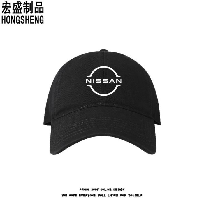 R HÀNG CÓ SẴN NISSAN Logo NISSAN Mềm In Logo Ô Tô Mũ Bóng Chày Nam Nữ Mùa Hè Chất Lượng Mũ Che Nắng