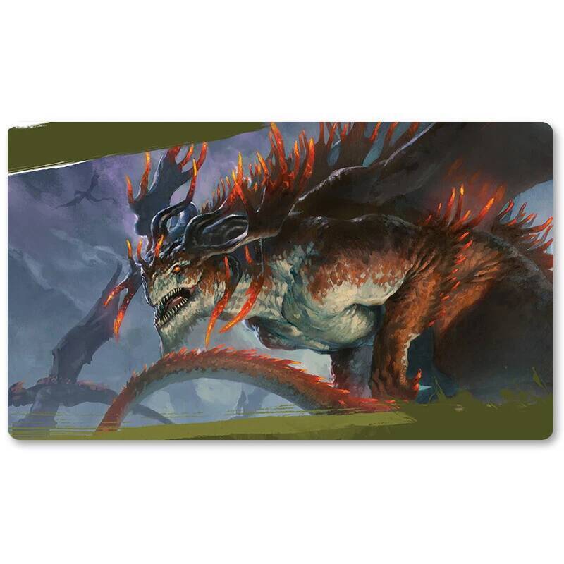 DRAGONLORD ATARKA - Magic The Gathering Playmat TCG CCG MTG Playmat Battle Game Card Mousepad