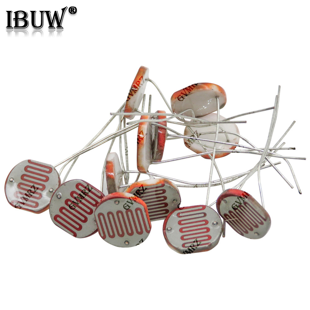 GL Series Photoresistor Điện trở phụ thuộc ánh sáng LDR GL12528 GL5506 GL5516 GL5528 GL5537 GL5539 G