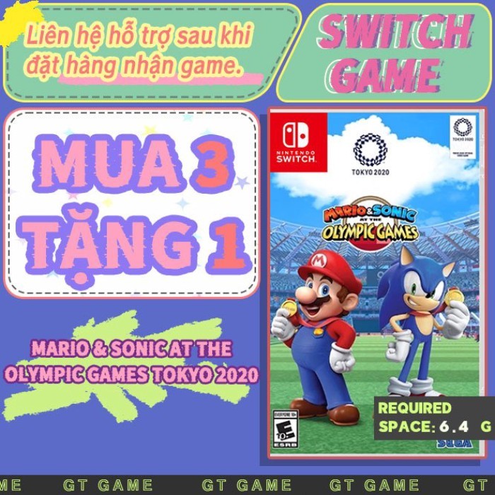 Mario & Sonic at the Olympic Games Tokyo 2020 Nintendo Switch（Switch Game） -Mua 3 tặng 1