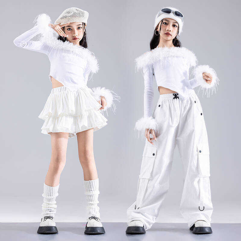 Jazz Dance Outfit Bé Gái - Thiết Kế Thoáng Mát Cho Mùa Thu Đông, Phù Hợp Biểu Diển Trên Sàn Diễn