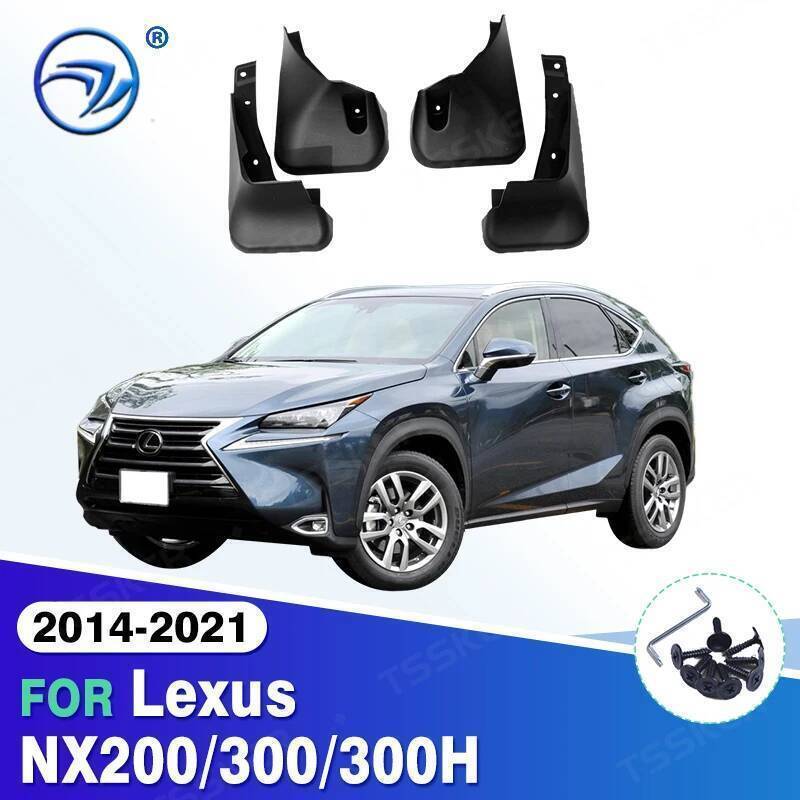 FENDER Chắn Bùn Xe Ô Tô Cho Xe Lexus NX200 NX300 NX300H 2014-2021 Bắn Vệ Binh MudFlaps Phía Trước Ph