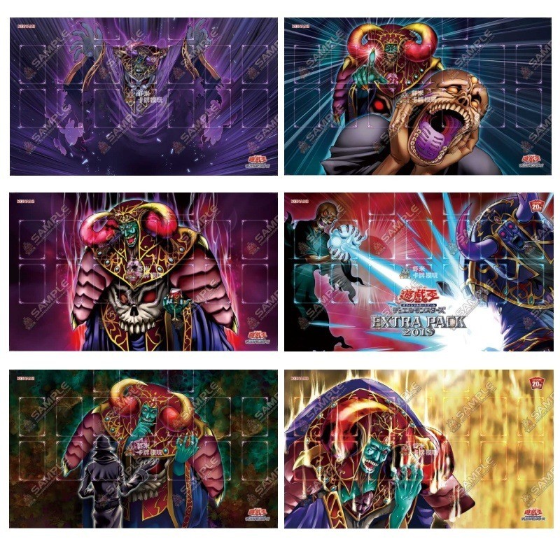 600x350mm Yu-Gi-Oh Dark Ruler Ha Des Series 2mmStched Edge Single Player Playmat Revived King Ha Des