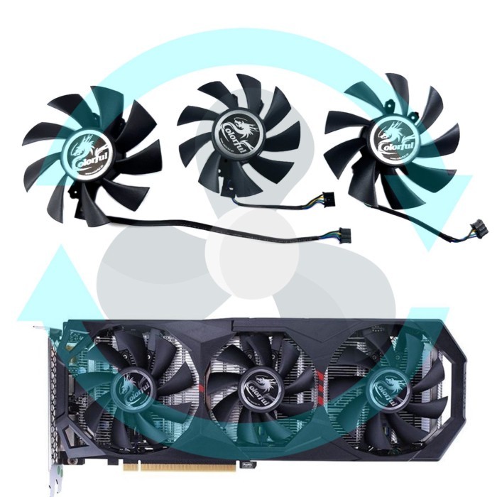 Quạt làm mát Card đồ họa RTX 2060 2070 2070s 2080s