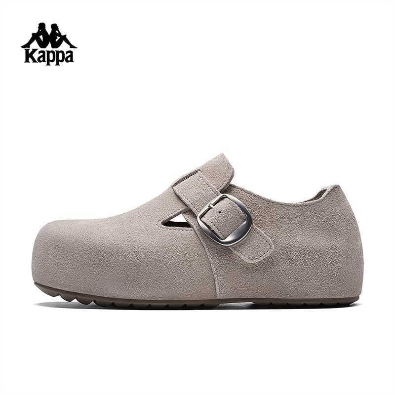 [Kappa] Giày Birkenstock dày tăng chiều cao, mẫu mới 2026, đế thân mềm mại, kiểu xỏ chân, thích hợp 