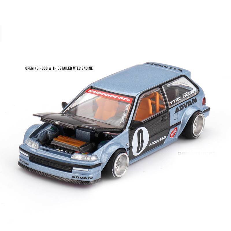 MINIGT & Kaido House 1: 64 Honda Civic EF Kaido Roulette #179 Mẫu xe hợp kim