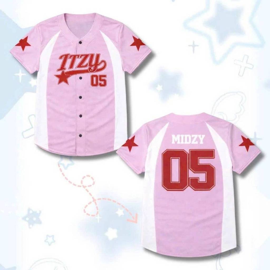 KPOP BASEBALL JERSEY CHO ANITY ATEEZ IN YOUR FANTASY WORLD TOUR OUTFIT YUNHO AM1