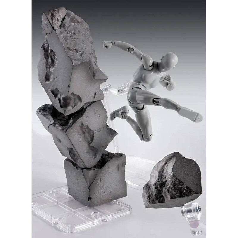 BANDAI SHF Crushed concrete special effect piece scene setup accessory kit