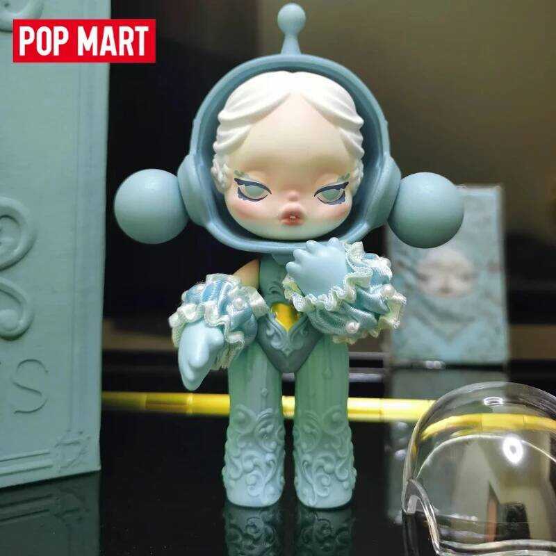 POP MART SKULLPANDA BABY Curly Grass Collect Ornament Gift