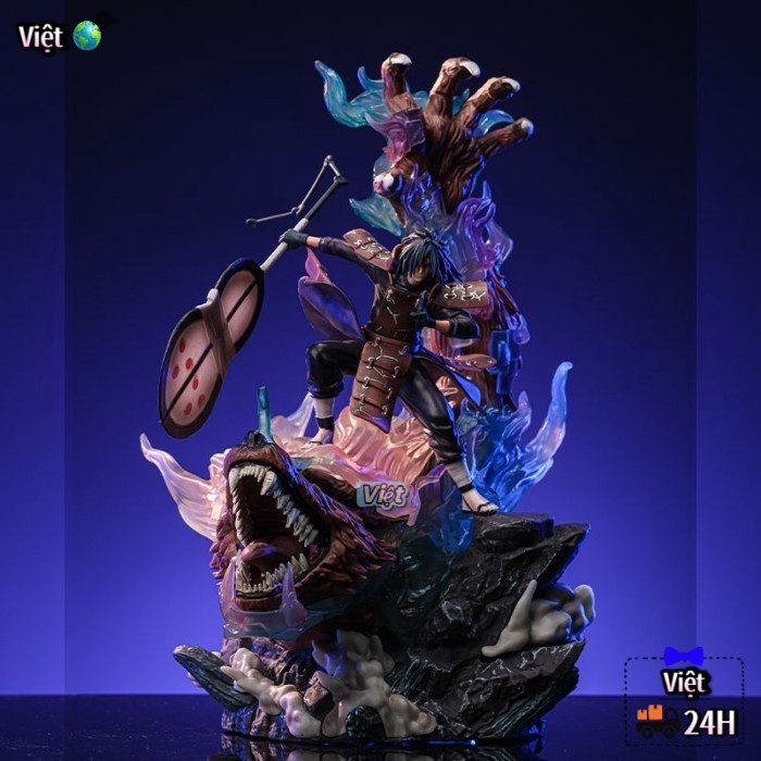 Naruto GK Mạnh Mẽ Chín Đuôi Susanoo Sasuke Madara Hình Tượng Mẫu Vật Trang Trí