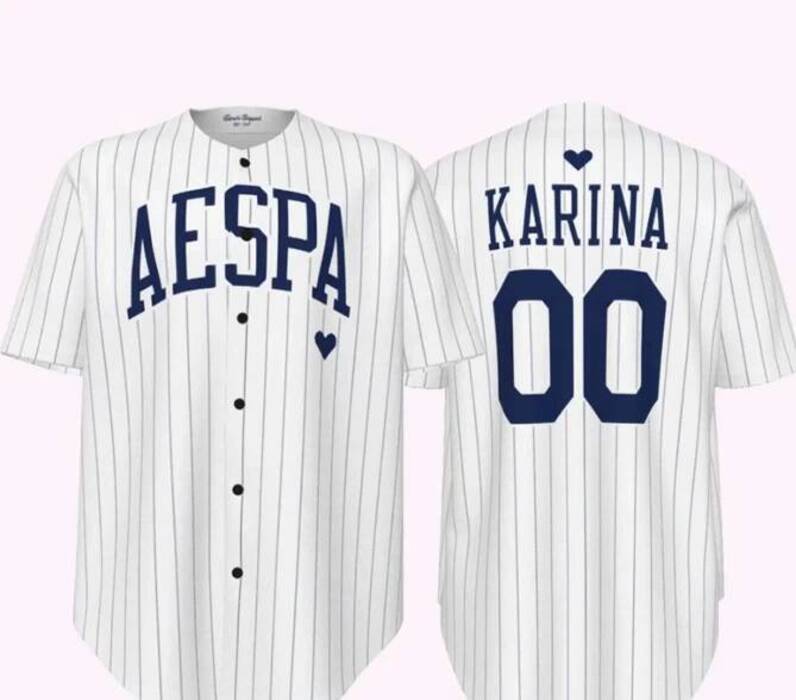 Áo bóng chày AESPA MY Merch Shirt Kpop Perfect Concert Outfit G23