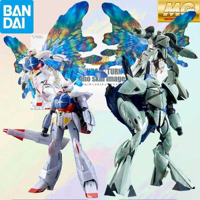 Bandai MODEL KIT MG 1/100 ∀ GUNDAM/TURN X NANO SKIN IMAGE Anime Action Figure Assembly Toys Model Gi