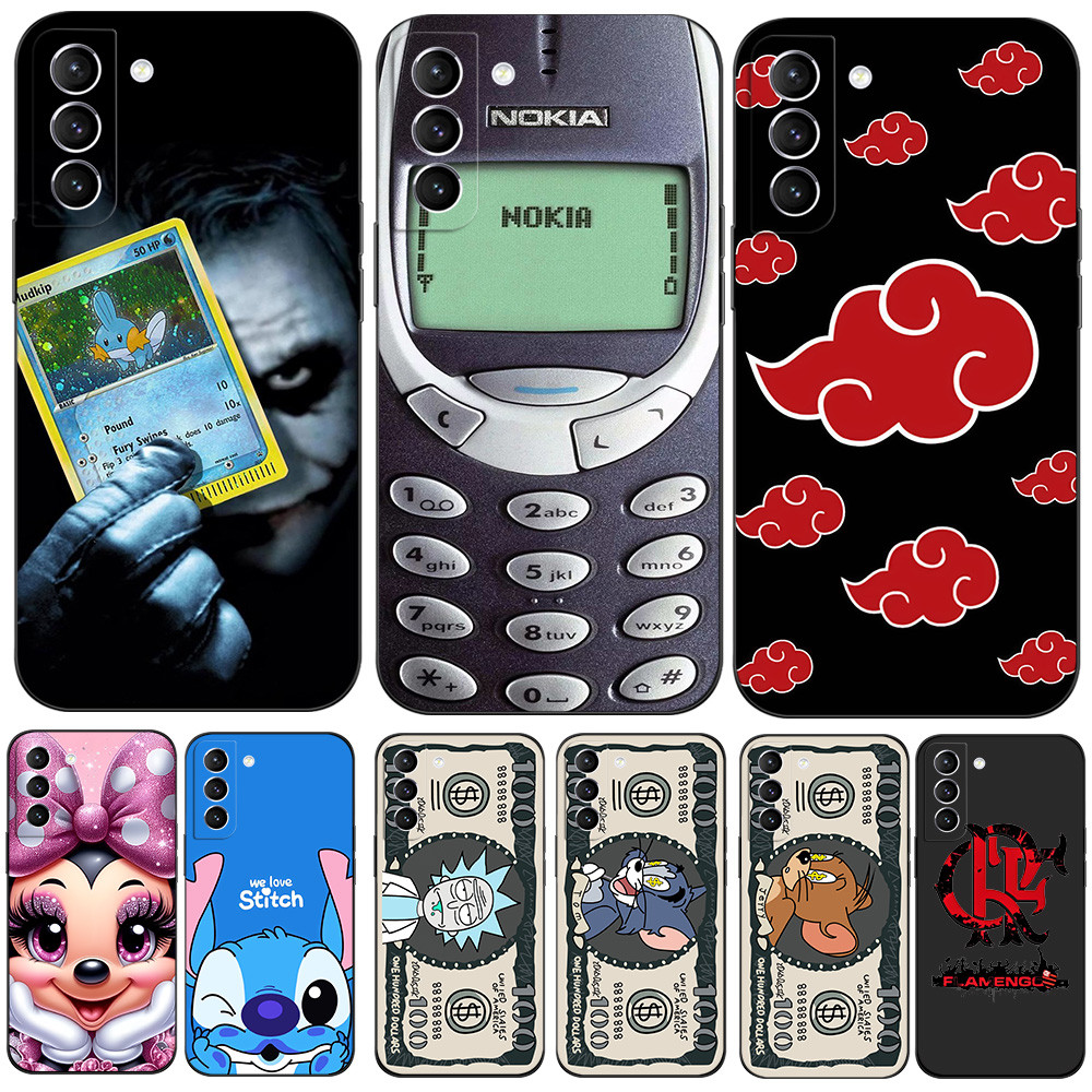 Dành Cho Samsung Galaxy S23 FE S23 5G Ốp Lưng Silicon Vỏ tpu Màu Đen anime Đô La Ngộ nghĩnh Hoạt Hìn