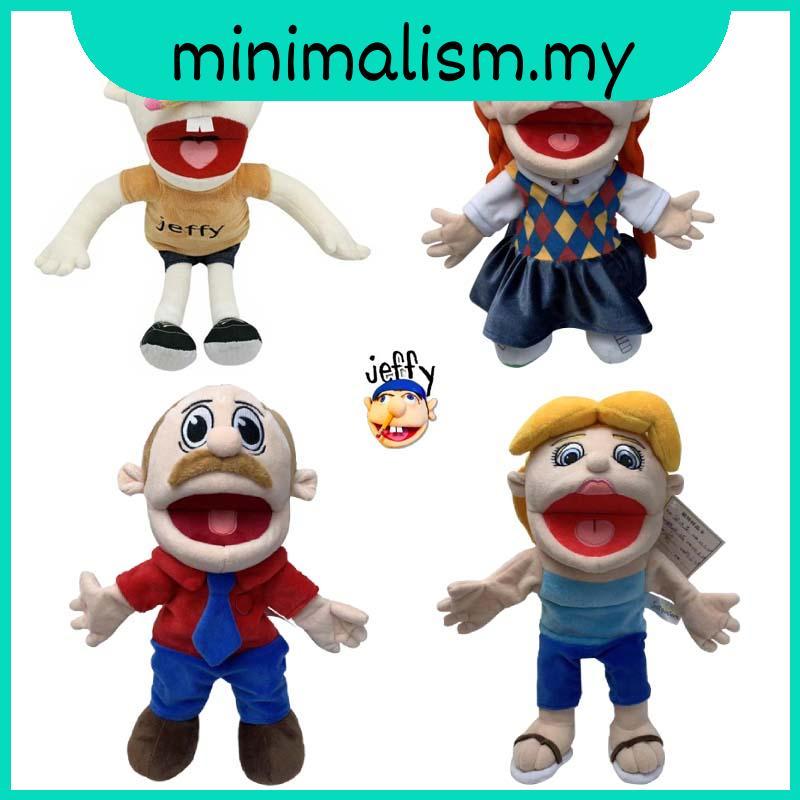 Búp Bê Jeffy 40cm Con Rối Jeffy Tay Con Rối Sml Jeffy Con Rối Gia Đình Thật Jeffy Zombie Cậu Bé Tay 