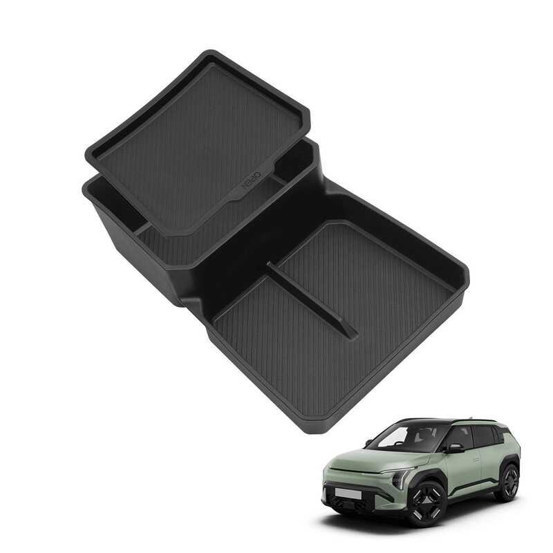 Dành Cho Xe Kia EV3 EV4 2024-2026 Trung Tâm Tầng Dưới Hộp Bảo Quản Khay Trung Tâm Người Tổ Chức Nội 