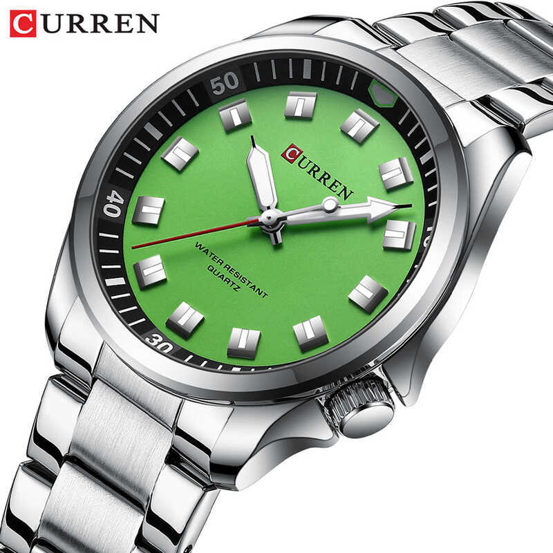 Đồng hồ nam CURREN CURREN 8451 Dây thép chống thấm nước Đồng hồ đeo tay thạch anh nam doanh nhân Đồn