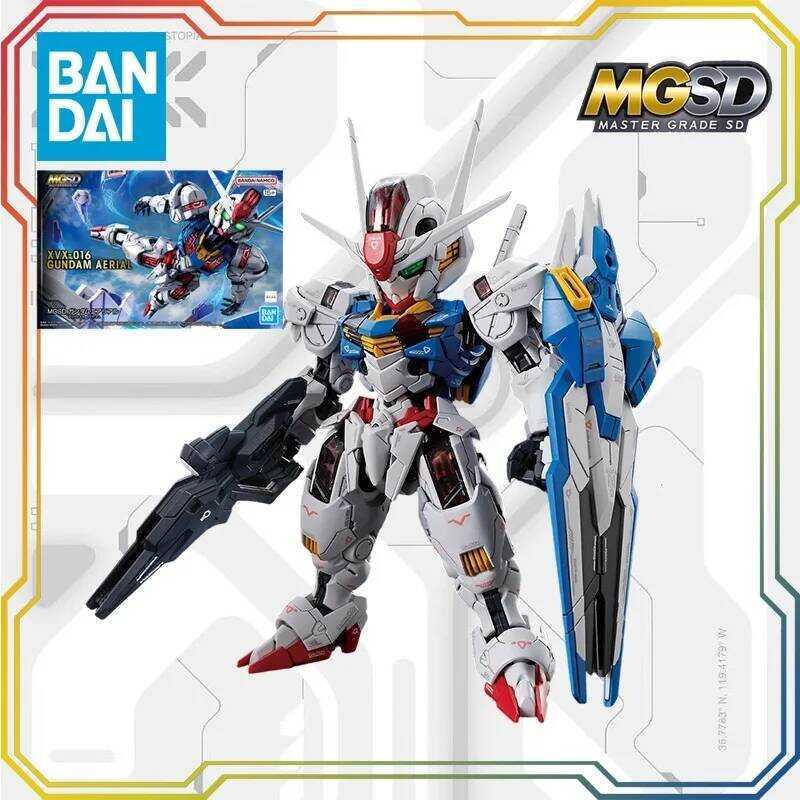 Genuine BANDAI SPIRITS MGSD G-WITCH XVX-016 GUNDAM AERIAL Assembly Model Kit Gunpla Toy Gift for Boy