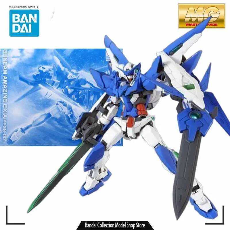 Bandai MODEL KIT MG GUNDAM AMAZING EXIA 1/100 Anime Action Figure Assembly Toys Model Gifts For boy