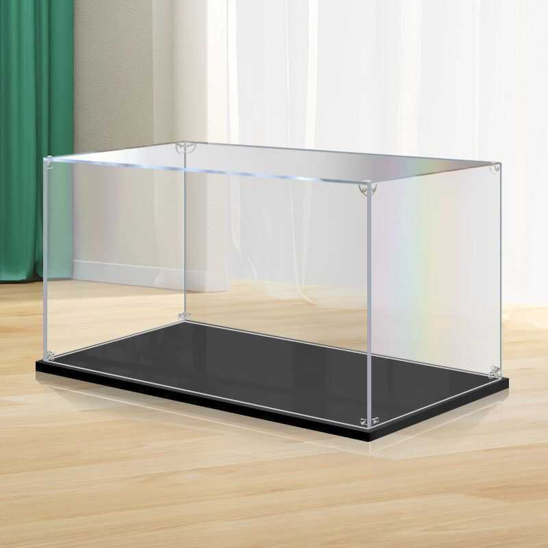 Hộp trong suốt bằng acrylic, đựng mô hình nhân vật Genshin Impact, hộp chống bụi Lego, giá trưng bày