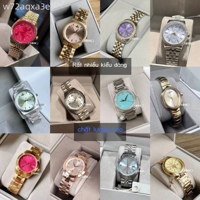 [HOT 2026] [Chất lượng cao] Đồng hồ Saturn Dragon Fruit Gold Watch Ice Blue White Moonlight Quartz