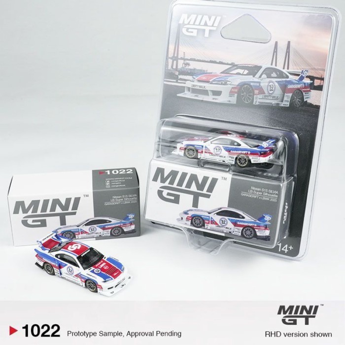 MINIGT 1: 64 Nissan Nissan LBWK Silvia S15 Mẫu xe hợp kim Silvia 1022 Mẫu xe ô tô