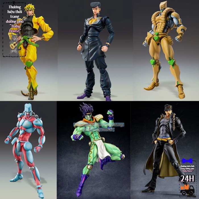 ✅Giá rẻ/JOJO's Bizarre Adventure Lớn 23cm Jotaro Dior Higashikata Josuke Nhân vật siêu di động