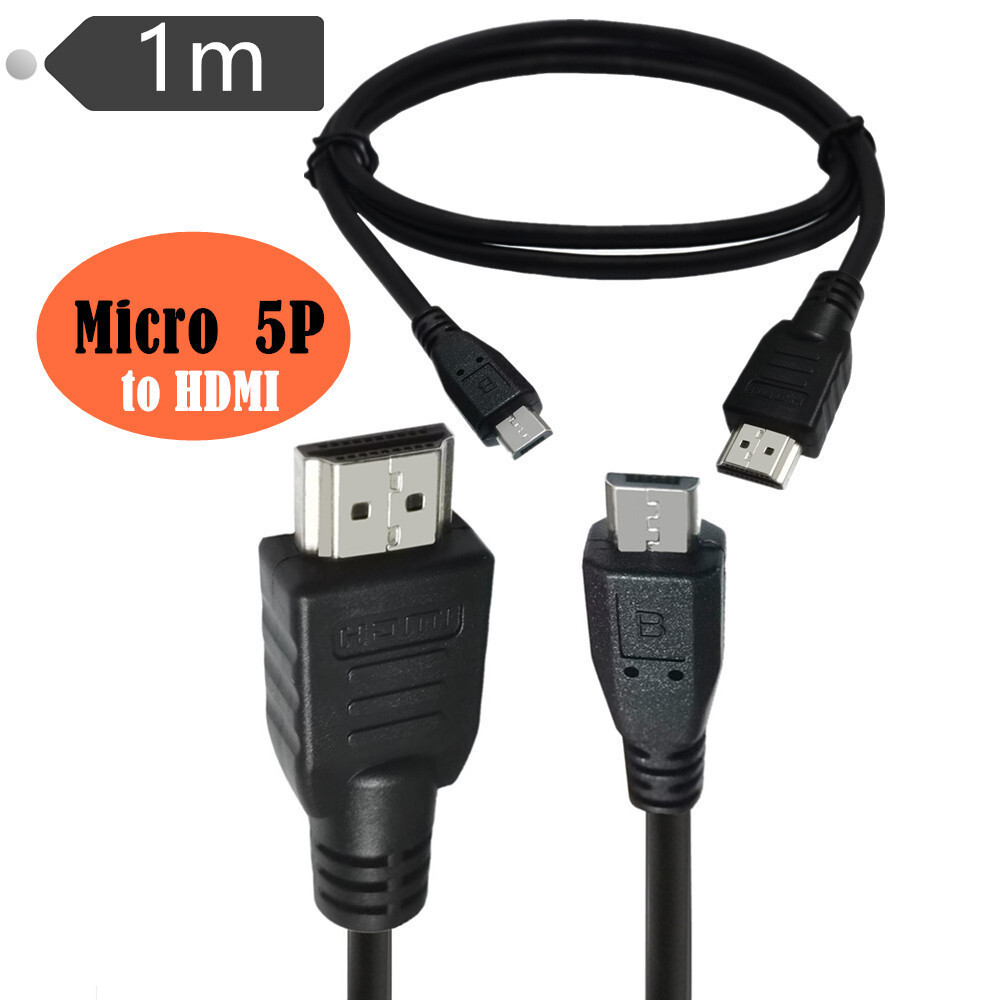 Cáp HDMI sang USB Cáp HDMI sang micro 5P Cáp dữ liệu USB sang HDMI Male sang USB