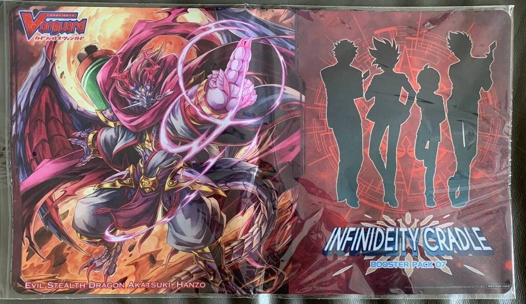 CARDFIGHT VANGUARD V-BT07 EVIL TH DRAGON AKATSUKI HANZO (SUBATAMA) PLAYMAT