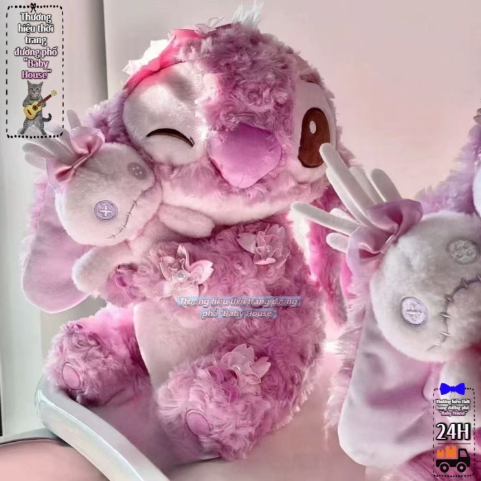 Stitch Plush Toy Sakura Series Stitch Doll Birthday Gift Valentine's Day Gift For Girls
