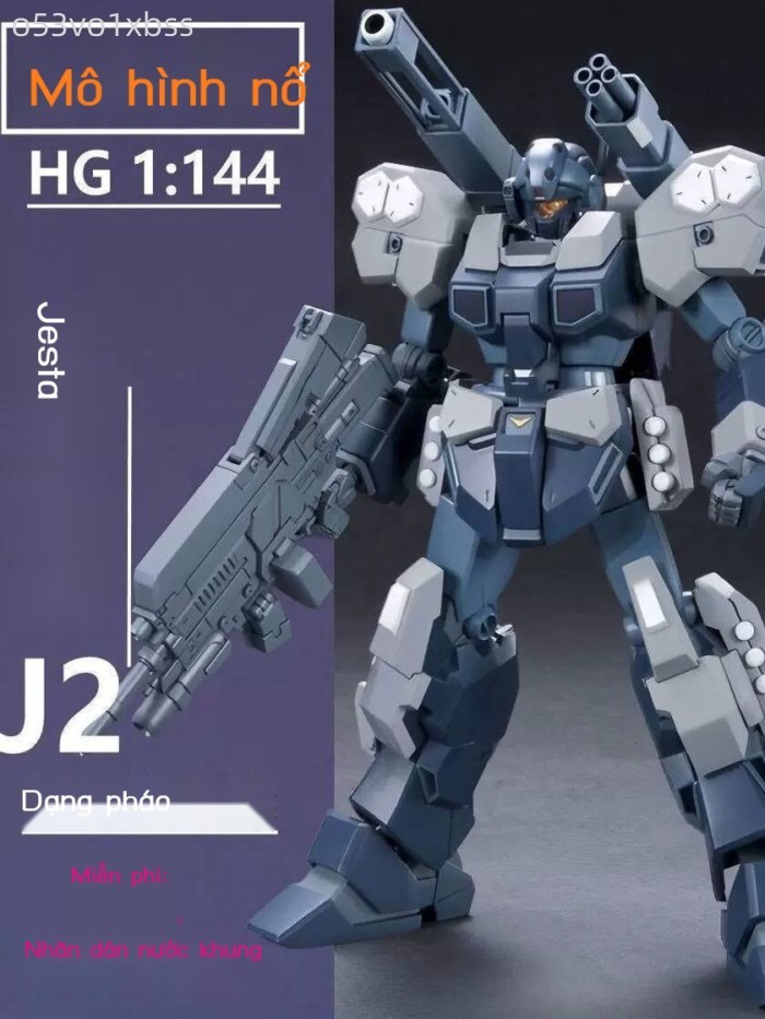 [GIÁ SỈ]  Mô hình lắp ráp Gundam Jesta Cannon Type với tem súng đôi, tỷ lệ 1/144, sản xuất trong nư