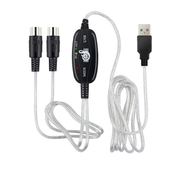 Cáp USB sang MIDI Cáp USB MIDI Bộ chuyển đổi Cáp MIDI sang USB Bàn phím điện tử Cáp âm nhạc