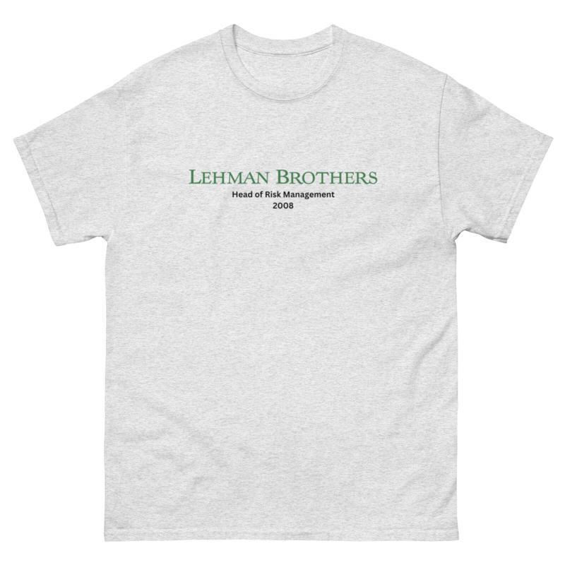 Áo thun quản lý rủi ro của Lehman Brothers