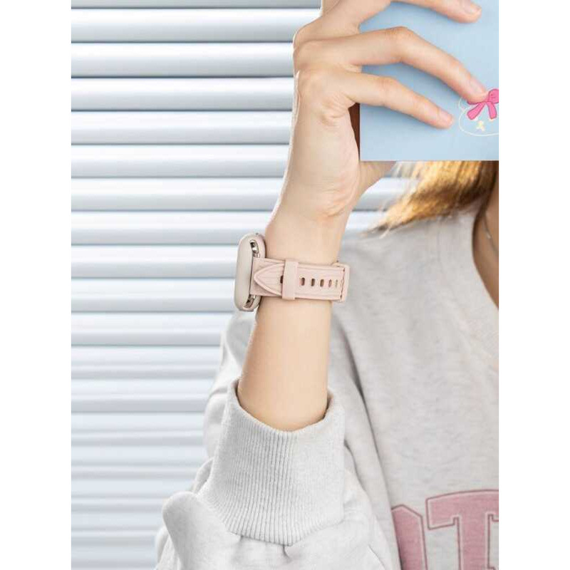 Trang phục thủ công Thích hợp cho Apple S9 Watch iwatch8 Dây đeo watch9 Họa tiết Silicone S10 Nữ S8 