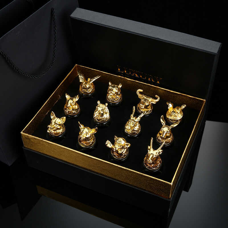 Cung Hoàng Đạo Trắng Rượu Thủy Tinh Hộ Gia Đình Nhỏ Rượu Thủy Tinh Sang Trọng Retro Nga Vodka 30ml R