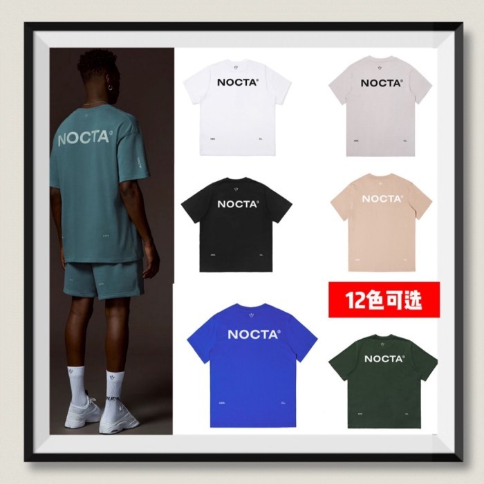Áo thun thể thao cổ tròn in hình NOCTA Unisex Áo thun ngắn tay