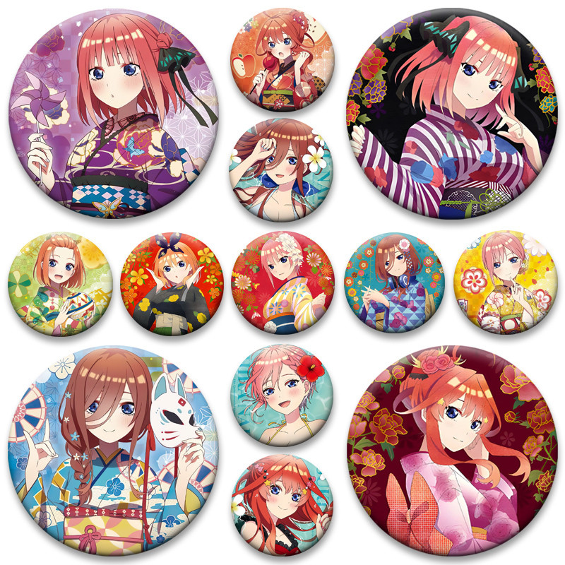 Nakano Itsuki, Nakano Yotsuba, Nakano Miku Huy hiệu Nakano Nino, Nakano Ichika, Uesugi Raiha Thổ Cẩm