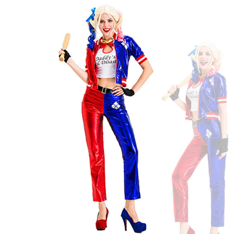 Đội Harley Quinn Harley Quinn Harley Quinn Harley Quinn Người Lớn coppy Cosplay Truyện Tranh Thể Hiệ