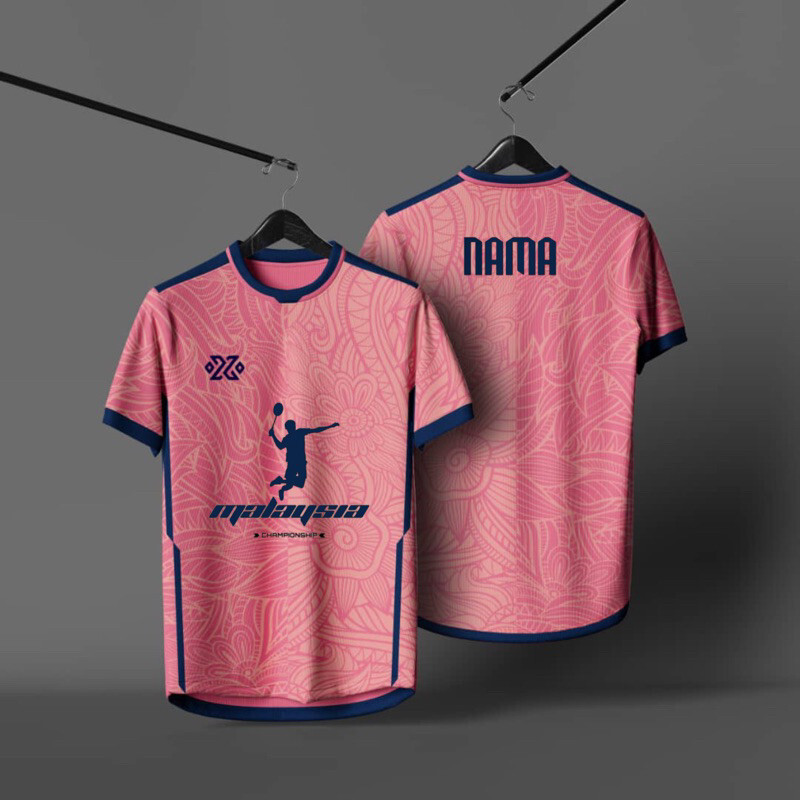 JERSEY BADMINTON [CHAMPIONSHIP CUSTOM MALAYSIA] [TÊN TÙY CHỈNH MIỄN PHÍ] cầu lông jersi JERSEY TRANI