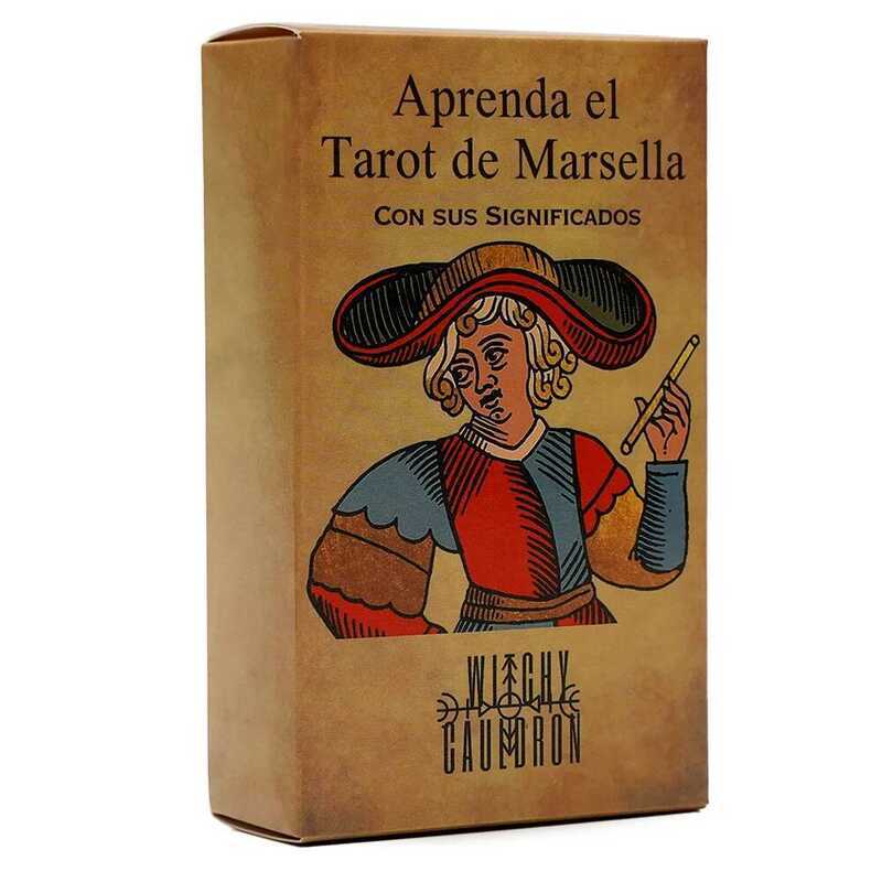 Aprenda el de marsella bài tarot Phiên bản tiếng Tây Ban Nha Tiên tri bói toán Marseille Tarot