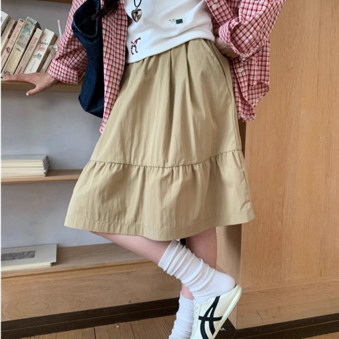 Japanese Style Skirt For Women Spring And Summer New Style High-end College Style Skirt High