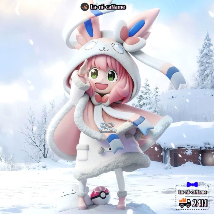 Aniya Cos Hình Cổ Tích Ibrahimovic Pokémon Anime GK Đồ Chơi Mô Hình Máy Tính Để Bàn Ốp Lưng Vật Tra