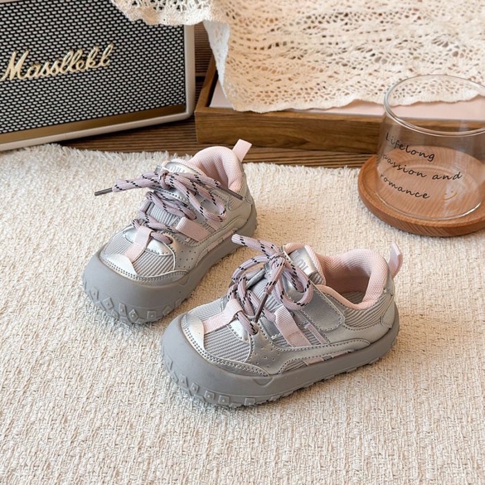 Children's Casual Sports Shoes, New Spring Style, Cute And Versatile Hiking Shoes For Girls,