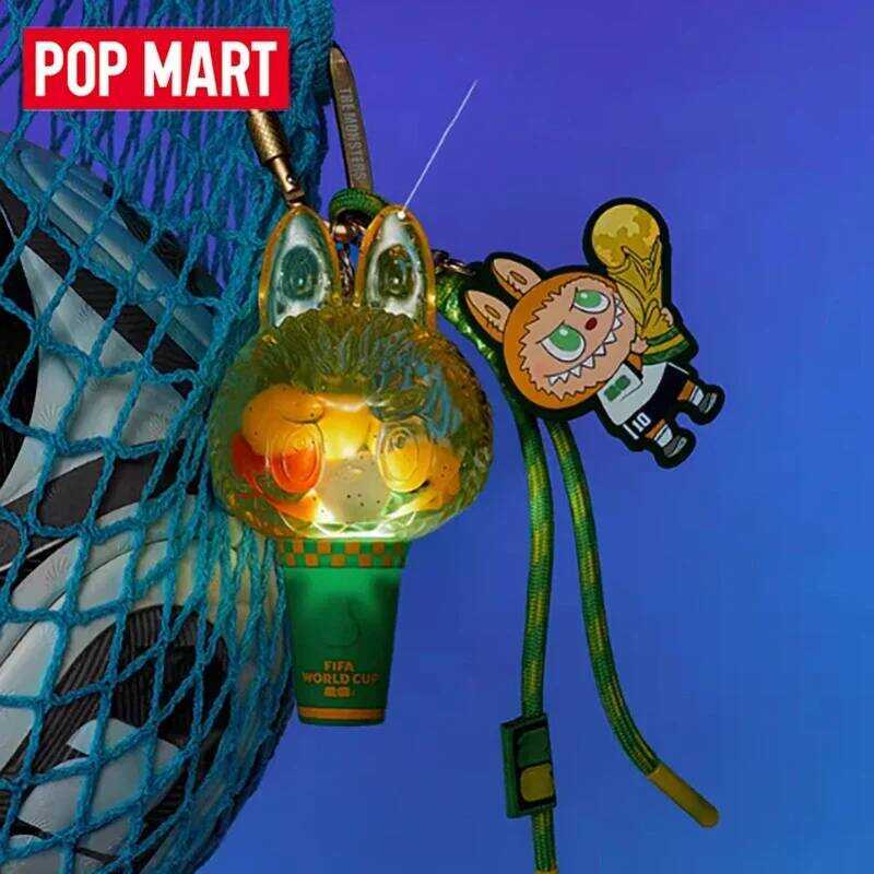 POPMART LABUBU THE MONSTERS FIFA Series Mini Pendant Lamp Blind Toys Anime Action Figure Surprise My