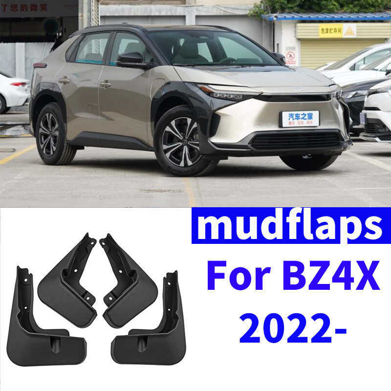 Thích hợp cho 2022 Toyota BZ4X Chắn Bùn Chắn Bùn Da Xe Phía Trước Phía Sau Lốp Chắn Bùn Sửa Đổi BZ4X