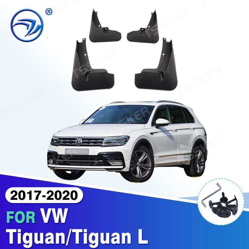 FENDER 4 Miếng Chắn Bùn Ô Tô Phía Trước Phía Sau Chắn Bùn Chắn Bùn Bắn Vệ Binh Pháo Sáng Cho VW Tigu