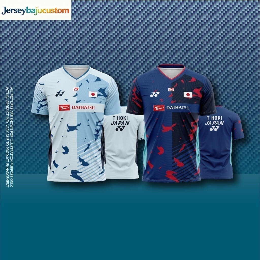 [Tùy chỉnh miễn phí] BADMINTON JERSEY NHẬT BẢN, ÁO THUN BADMINTON NHẬT BẢN THÁI LAN MỞ 2026