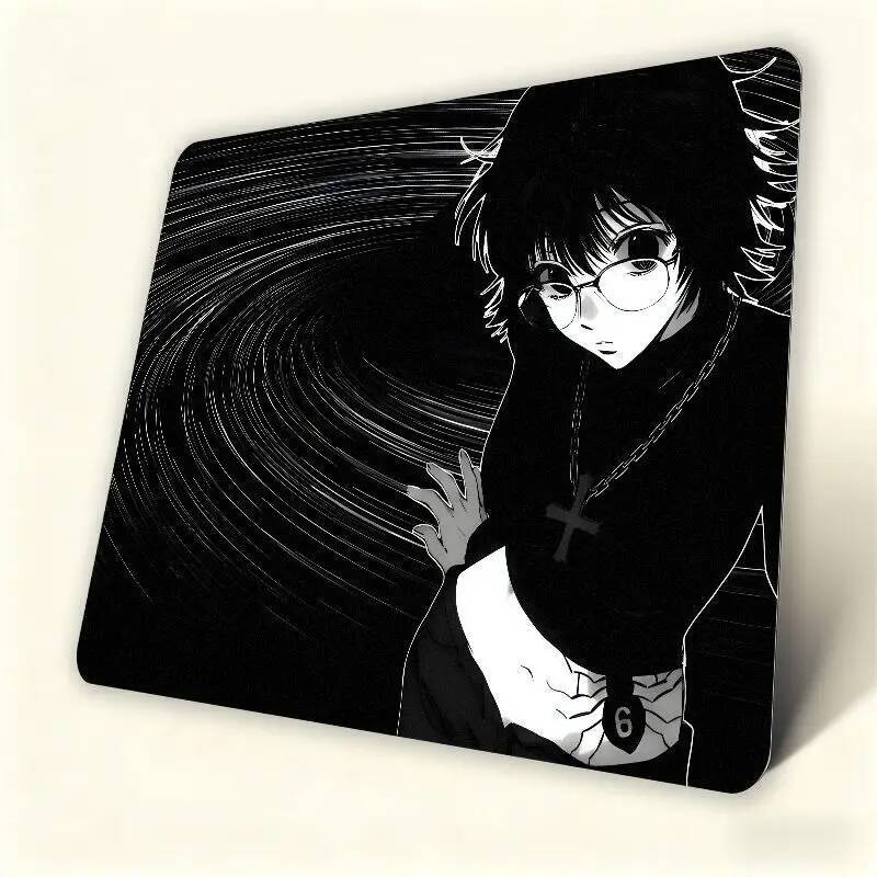 Pattern drawing desktop black game accessory mouse pad