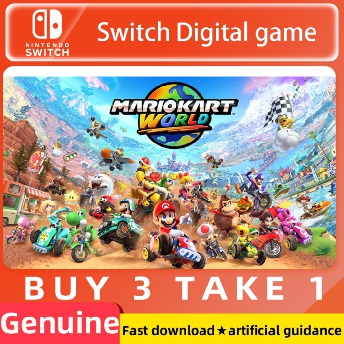 Mario Kart World Nintendo Switch2 Game Mua 3 Tặng 1