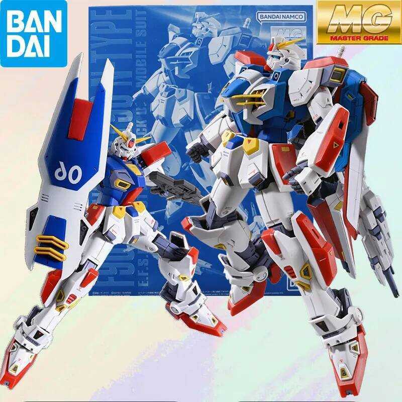 Bandai MODEL KIT MG 1/100 F90 GUNDAM N-TYPE Anime Action Figure Assembly Toys Model Gifts For boys