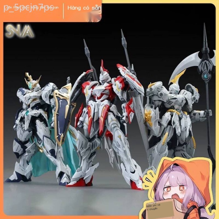 [GIÁ SỐC] Còn hàng SNAA Knights of the Round Table Shield Knight Spirit Gun Steel Sickle Kai Garhad